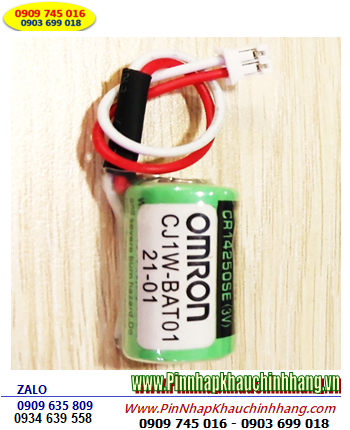 Pin Omron CJ1W-BAT01 Lithium 3V nuôi nguồn Omron PLC chính hãng